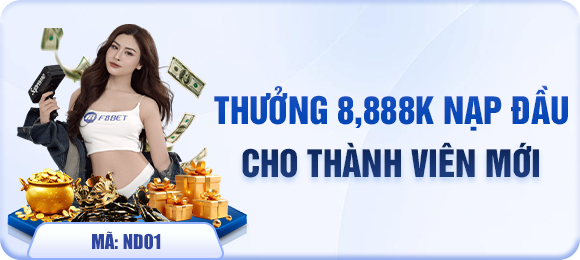 Thưởng 8888k nạp đầu